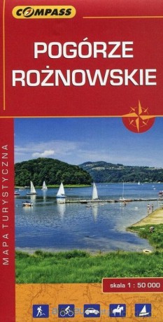 Mapa turystyczna - Pogórze Rożnowskie