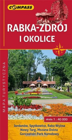 Mapa turystyczna - Rabka-Zdrój i okolice 1:40 000