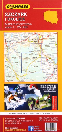 Mapa turystyczna - Szczyrk i okolice 1:25 000