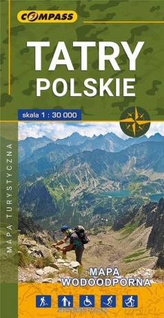 Mapa turystyczna - Tarty Polskie 1:30 000