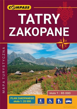 Mapa turystyczna - Tary, Zakopane