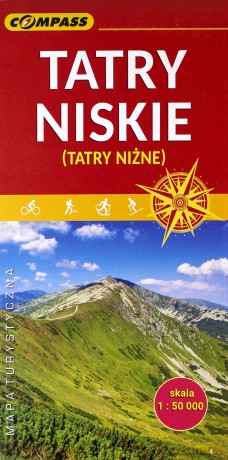 Mapa turystyczna - Tatry Niskie 1:50 000