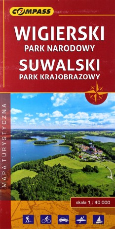 Mapa turystyczna - Wiguerski PN, Suwalski PK
