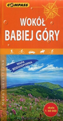 Mapa turystyczna - Wokłó Babiej Góry 1:60 000