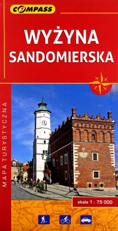 Mapa turystyczna - Wyżyna Sandomierska 1:75 000