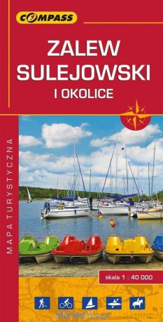 Mapa turystyczna - Zalew Sulejowski i okolice