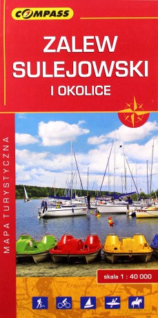 Mapa turystyczna - Zalew Sulejowski i okolice