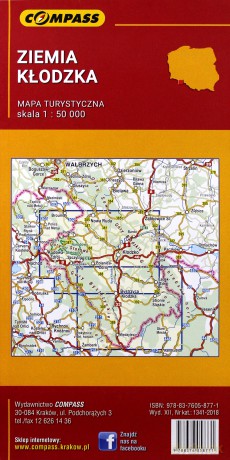 Mapa turystyczna - Ziemia Kłodzka 1:50 000