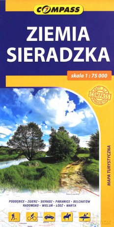 Mapa turystyczna - Ziemia Sieradzka 1:75 000