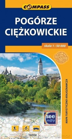 Mapa turystyczno-krajoznawcza - Pogórze Ciężkowickie