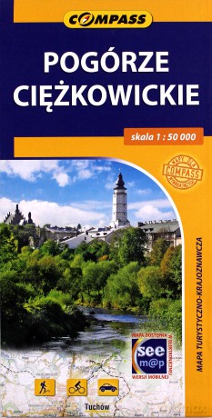 Mapa turystyczno-krajoznawcza - Pogórze Ciężkowickie
