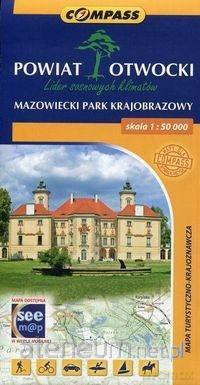 Mapa turystyczno-krajoznawcza - Powiat Otowcki 1:50 000
