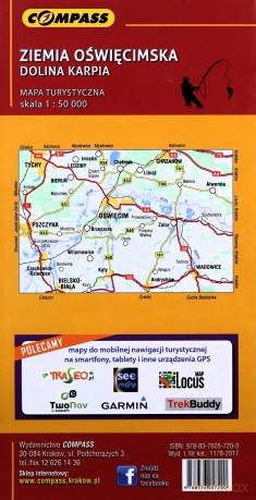 Mapy turystyczne - Ziemia Oświęcimska 1:50 000