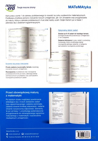 MATeMAtyka LO 1 zakres podstawowy Karty Pracy - Dorota Ponczek, Karolina Wej [KSIĄŻKA]