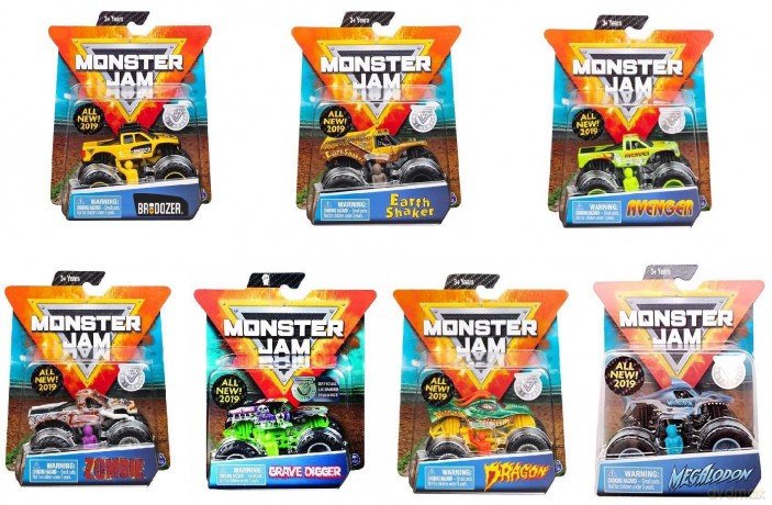 Monster Jam Auto 1pak 1:64 (wysyłka losowa)