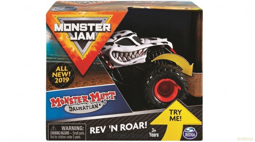 Monster Jam Warczące opony 1:43 wzory