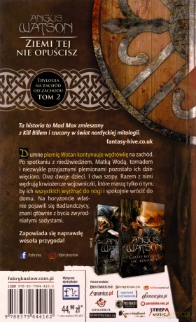 Na Zachód od Zachodu (Tom 2) Ziemi tej nie opuścisz - Angus Watson [KSIĄŻKA]