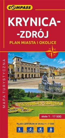 Plan miasta - Krynica-Zdrój i okolice 1:17 500