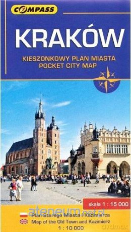 Plan miasta kieszonkowy - Kraków 1: 15 000