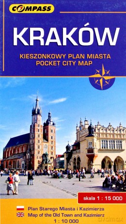 Plan miasta kieszonkowy - Kraków 1: 15 000