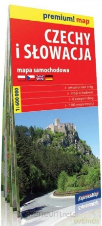 Premium!map Czechy i Słowacja 1:600 000