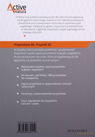 Prepositions B2. Przyimki B2 - Roman Ociepa, Aleksandra Procek [KSIĄŻKA]
