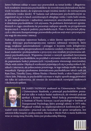 Przewodnik psychodelicznego podróżnika - Dr James Fadiman [KSIĄŻKA]