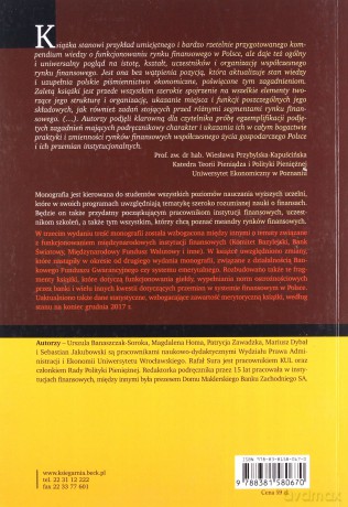 Rynki finansowe. Organizacja instytucje uczestnicy [KSIĄŻKA]