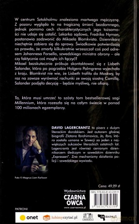 Ta, która musi umrzeć. Millennium (Tom 6) - David Lagercrantz [KSIĄŻKA]