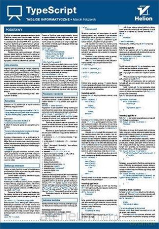 Tablice informatyczne. TypeScript - Marcin Felczerek [KSIĄŻKA]