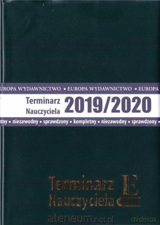 Terminarz Nauczyciela 2019/2020 MIX EUROPA [KALENDARZ]