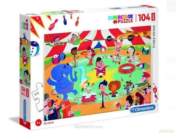 Clementoni 104 el. Maxi Szalony cyrk [PUZZLE]