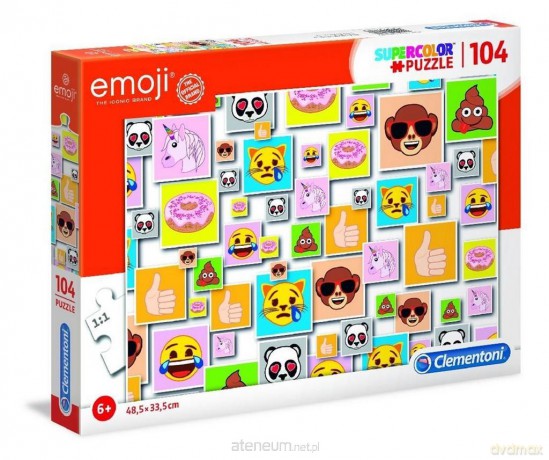 CLEMENTONI 104 el. Super kolor Emoji [PUZZLE]