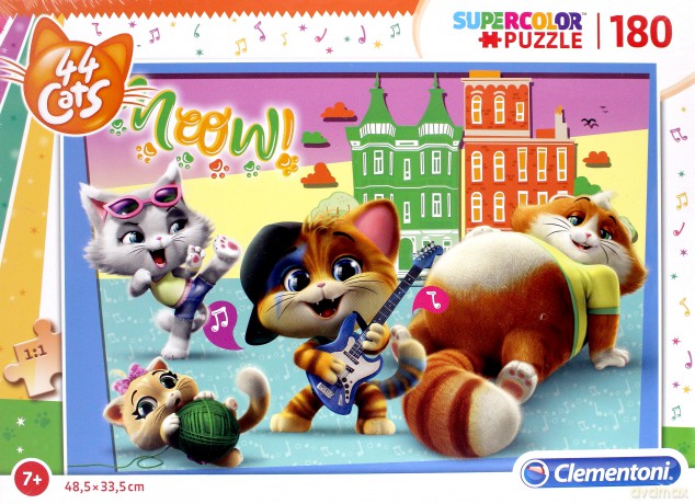 Clementoni 180 el. 44 el. koty [PUZZLE]