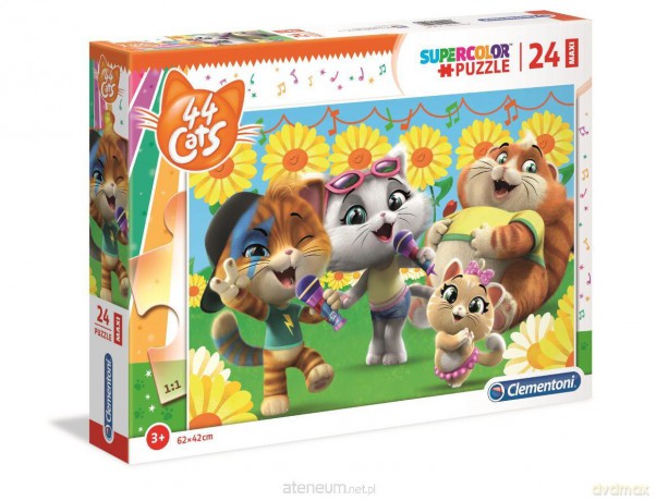 Clementoni 24 el. Maxi 44 el. koty [PUZZLE]