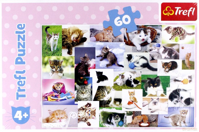 TREFL 60 el. Koci świat [PUZZLE]