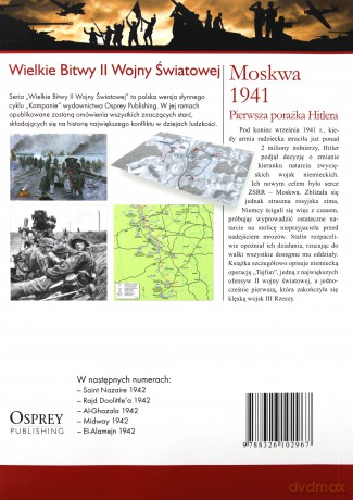 Wielkie Bitwy II Wojny Światowej 10: Moskwa 1941. Pierwsza porażka Hitlera [książka]+[DVD]