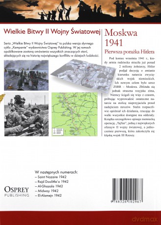 Wielkie Bitwy II Wojny Światowej 10: Moskwa 1941. Pierwsza porażka Hitlera [książka]+[DVD]