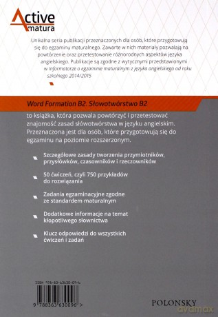 Word Formation B2. Słowotwórstwo B2 - Roman Ociepa [KSIĄŻKA]