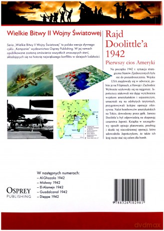 Wielkie Bitwy II Wojny Światowej 12: Rajd Doolittle'a 1942. Pierwszy cios Ameryki [książka]+[DVD]