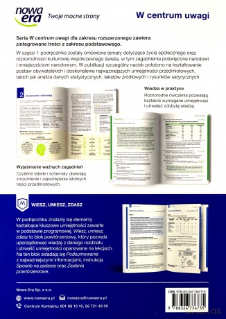 WOS LO 1 W centrum uwagi zakres rozszerzony - Arkadiusz Janicki, Jerzy Komorowski, Arkadiusz Peisert [KSIĄŻKA]