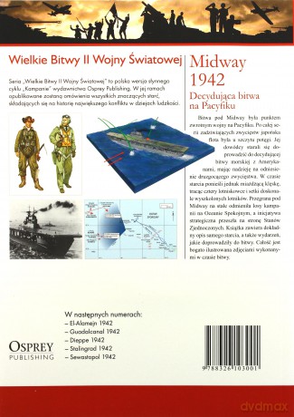 Wielkie Bitwy II Wojny Światowej 14: Midway 1942. Decydująca bitwa na Pacyfiku [książka]+[DVD]