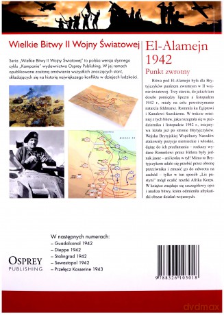Wielkie Bitwy II Wojny Światowej 15: El-Alamejn 1942. Punkt zwrotny [książka]+[DVD]