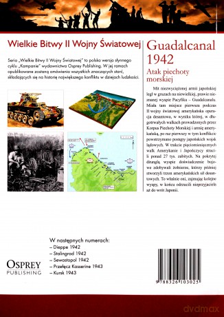 Wielkie Bitwy II Wojny Światowej 16: Guadalcanal 1942. Atak piechoty morskiej [książka]+[DVD]
