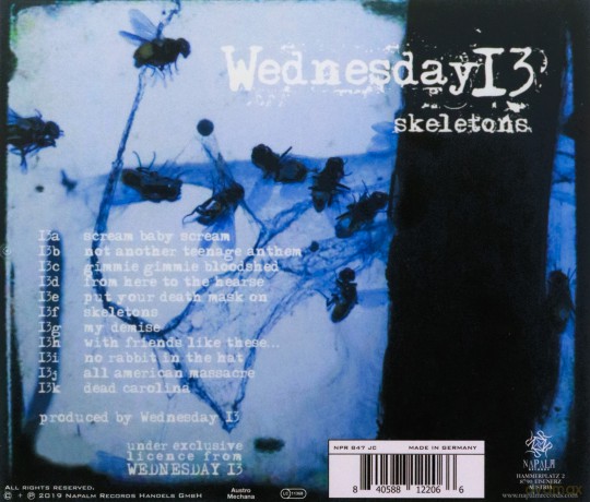 Wednesday 13: Skeletons [CD]