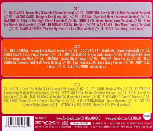 ZYX Italo Disco Collection 27 [BOX] [3CD]
