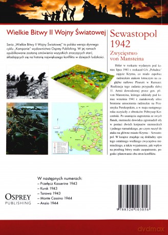 Wielkie Bitwy II Wojny Światowej 19: Sewastopol 1942. Zwycięstwo von Mansteina [książka]+[DVD]