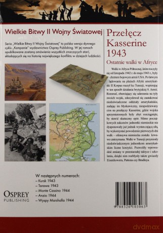 Wielkie Bitwy II Wojny Światowej 20: Przełęcz Kasserine 1943. Ostatnie walki w Afryce [książka]+[DVD]