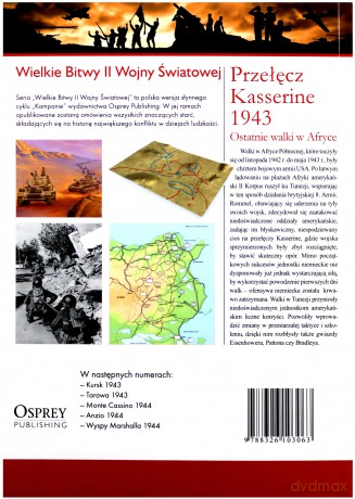 Wielkie Bitwy II Wojny Światowej 20: Przełęcz Kasserine 1943. Ostatnie walki w Afryce [książka]+[DVD]