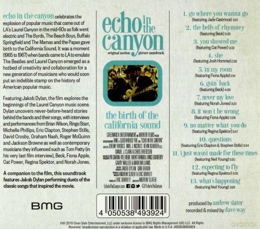Echo In The Canyon soundtrack [CD]
